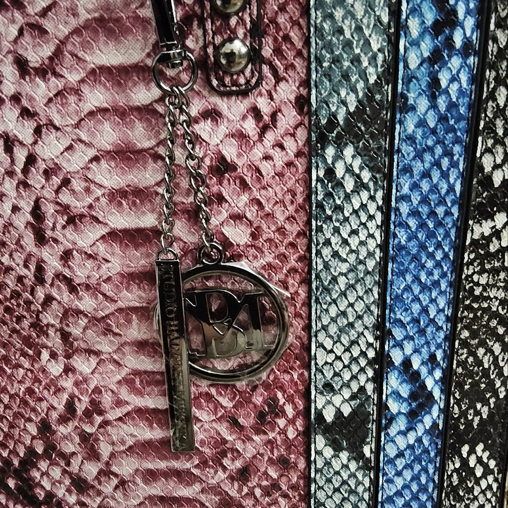 NWT Badgley Mischka Snake Print Design Tote